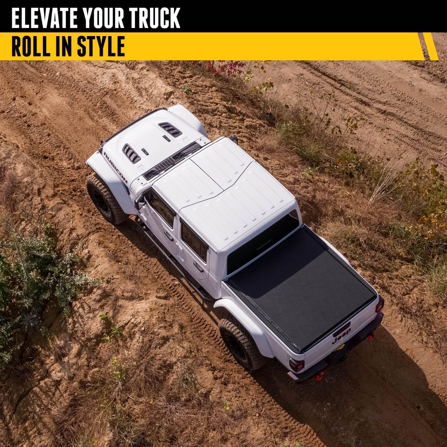 TruXedo RealTruck Lo Pro Soft Roll Up Truck Bed Tonneau Cover | 584901 | Fits 2019 - 2024 Dodge Ram 1500 w/RamBox, w/ or w/out Multi-Function (Split) Tailgate 5' 7" Bed (67.4")