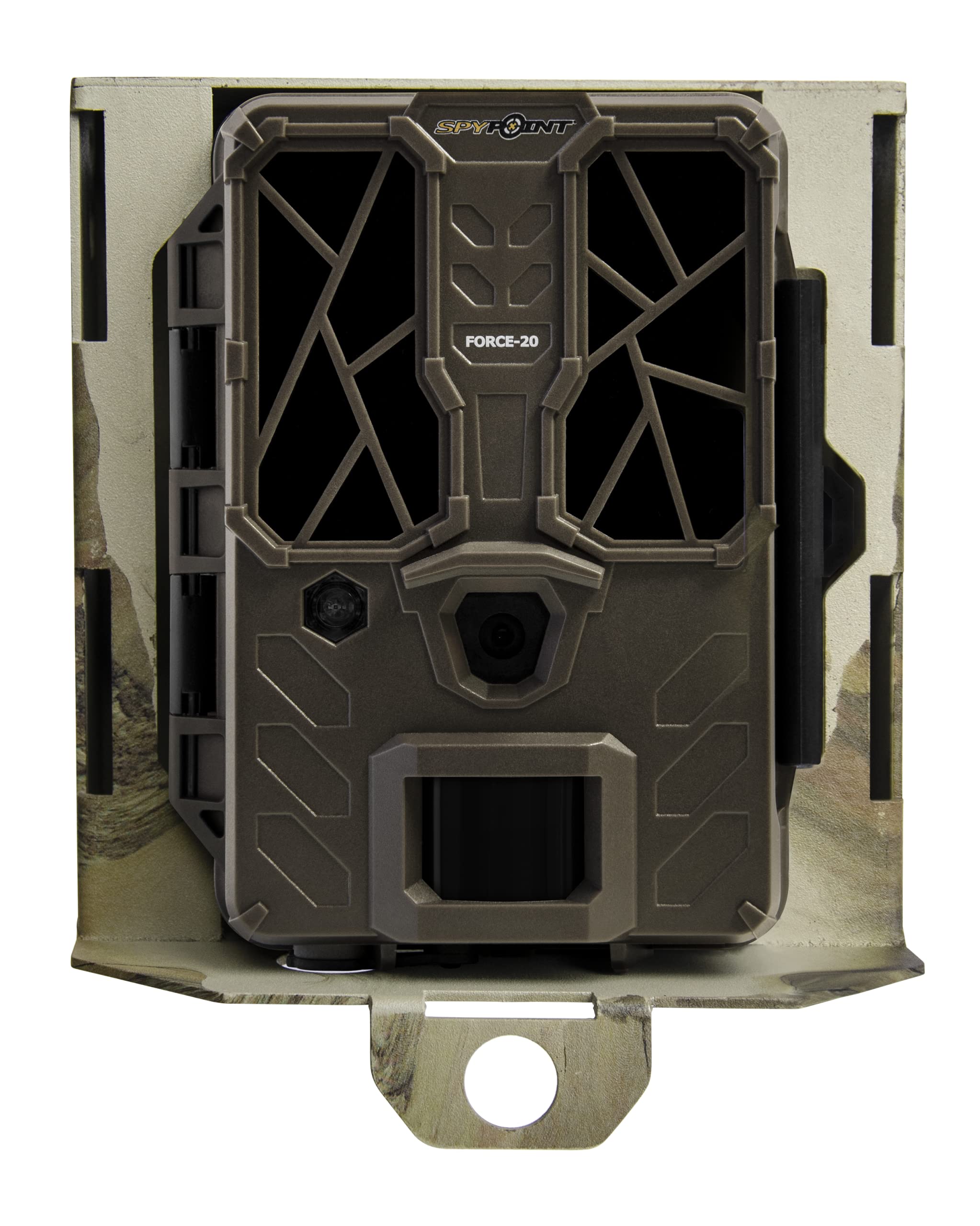 SpyPoint SB-400 Trail Cameras Cellular Security Box 48-LED Cameras | Protective Heavy Duty Steel Case | Weather & Animal Resistant Trail Camera Box