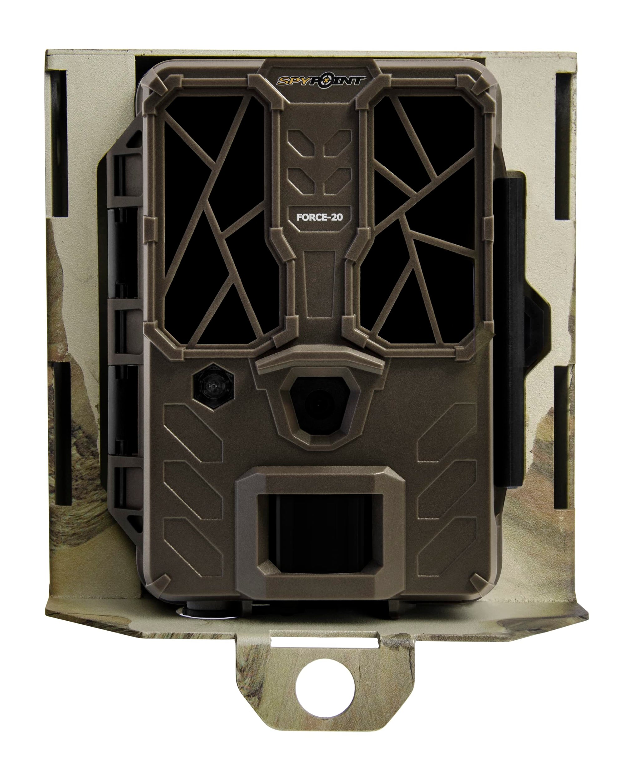 SpyPoint SB-400 Trail Cameras Cellular Security Box 48-LED Cameras | Protective Heavy Duty Steel Case | Weather & Animal Resistant Trail Camera Box