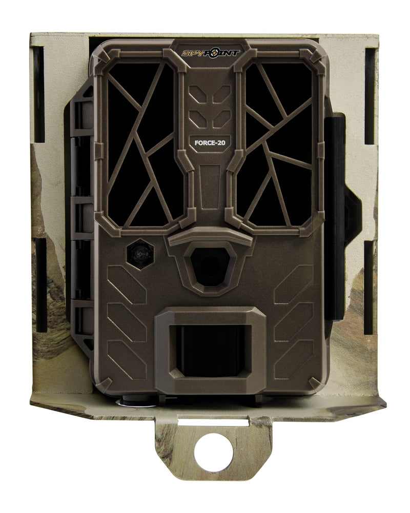 SpyPoint SB-400 Trail Cameras Cellular Security Box 48-LED Cameras | Protective Heavy Duty Steel Case | Weather & Animal Resistant Trail Camera Box