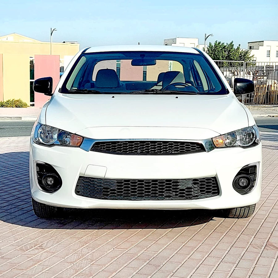 Fog Lights SPEC-D TUNING with LED Strip + H16 Bulbs + Switch + Wiring Compatible with 2016-2017 Mitsubishi Lancer, L+R Pair Assembly