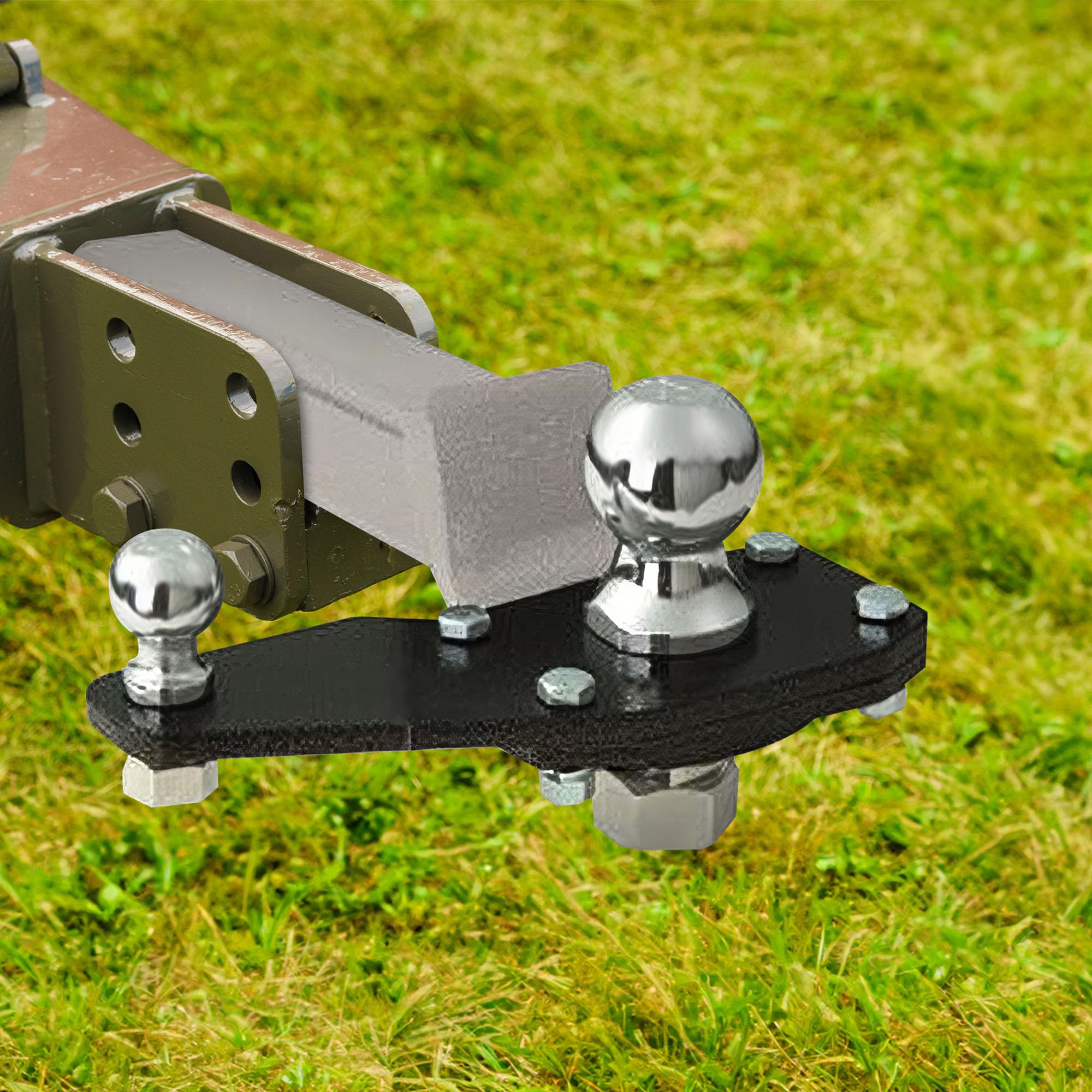 Eaz-Lift 2-inch Ball Mount Adapter Left or Right | Made of Durable Powder-Coated Steel | (48386)