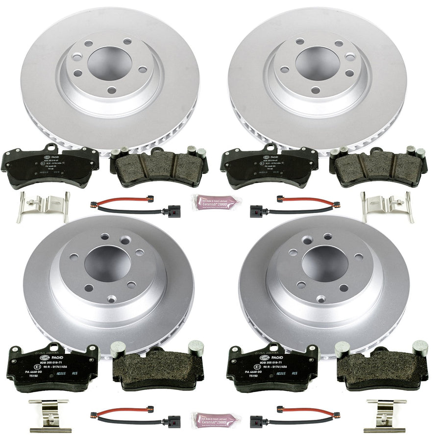 Euro-Stop Power Stop Brake Kit and 2 Front & 2 Rear Sensor Wires