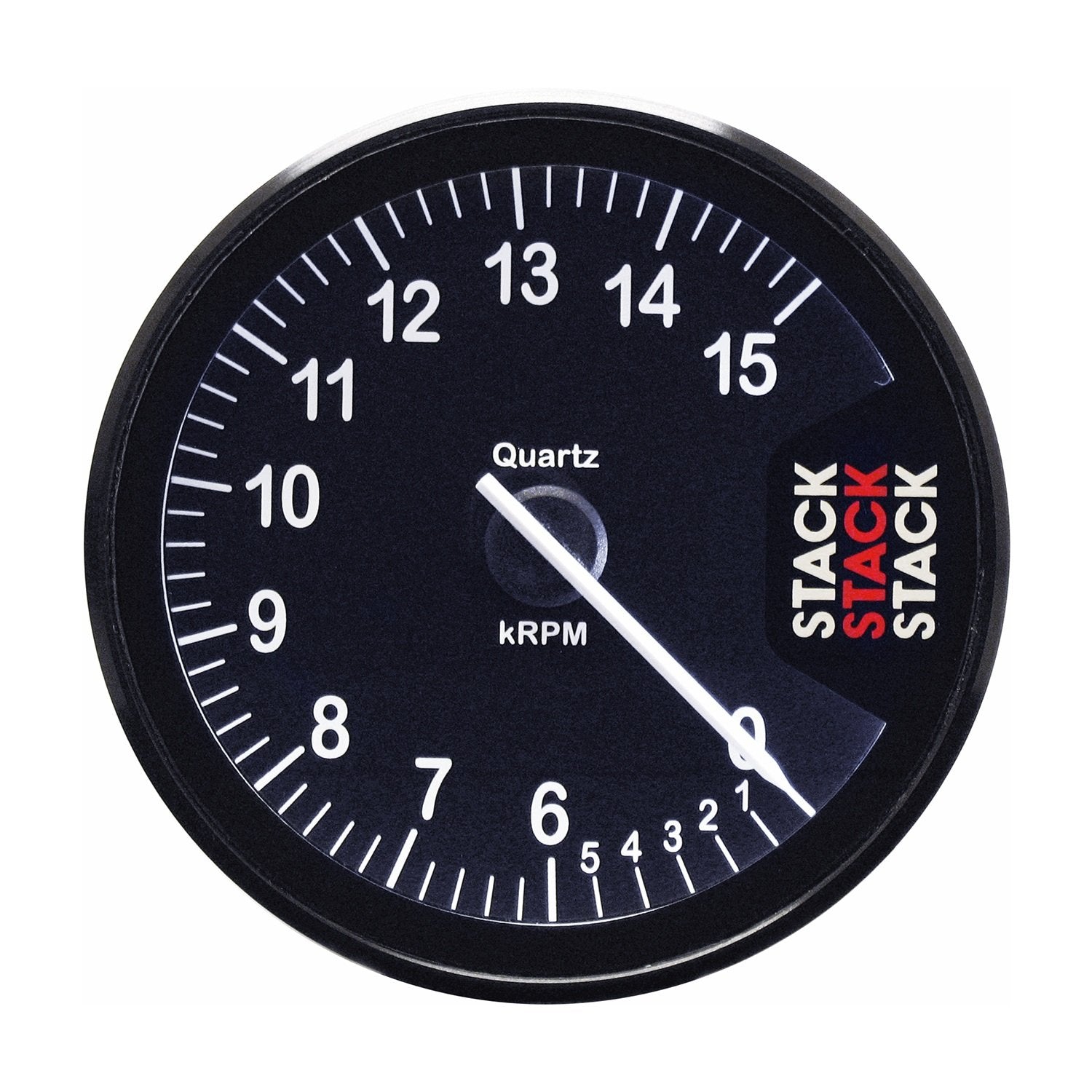 Stack 80mm ST200-0615 Clubman Black 0-6-15k RPM Tachometer