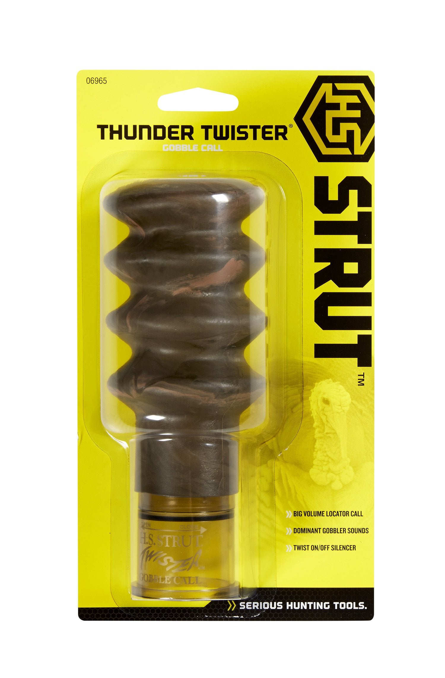 Hunters Specialties Thunder Twister HS Strut Gobble Improved Sound Quality Volume Hunting Hen Turkey Call
