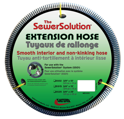 Extension Hose Valterra SS25 for SewerSolution System - 25'