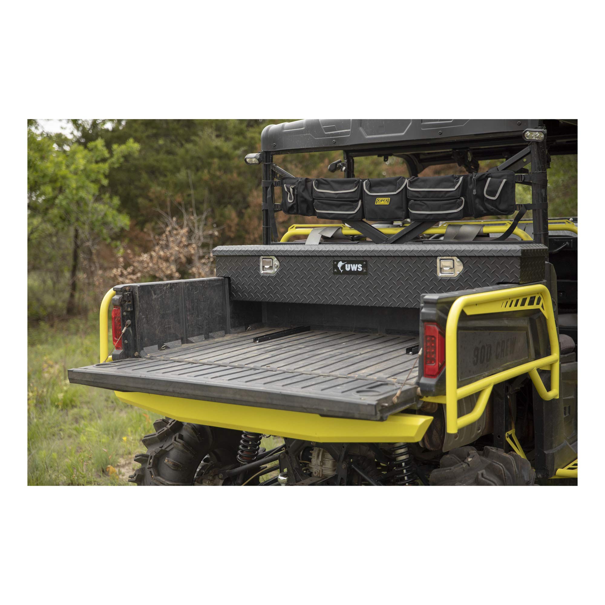 UWS 59-Inch Matte Black Heavy-Wall Aluminum UTV Tool Box, Select Polaris Ranger, No Brackets EC10903