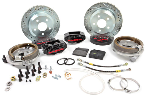 BAER BRAKES Brake System 4302314B-BKCZ (12" Rear SS4 with Park Brake Black 75-81 GM F Body Stock C Clip Rear End), 1 Pack
