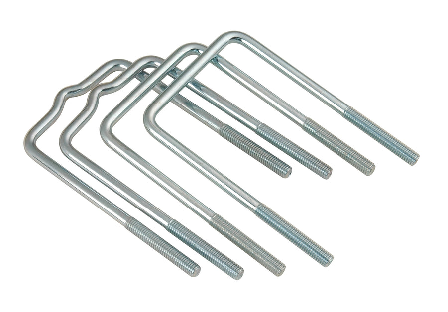 11416 CE Smith Straight (2) & Formed (2) Square U-Bolt Kit - 3/8" x 3-1/2" x 6"