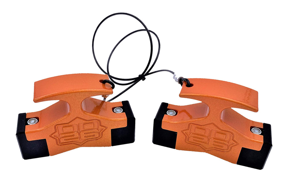 Gen 2 Mean Stop Hydraulic Steering Locks (Comes with .75" Diameter 4" Width Rod Clips) (Orange)
