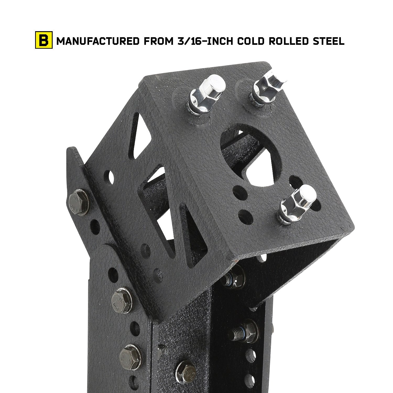 SLANT BACK SmittyBilt TIRE MOUNT - SB76857-05