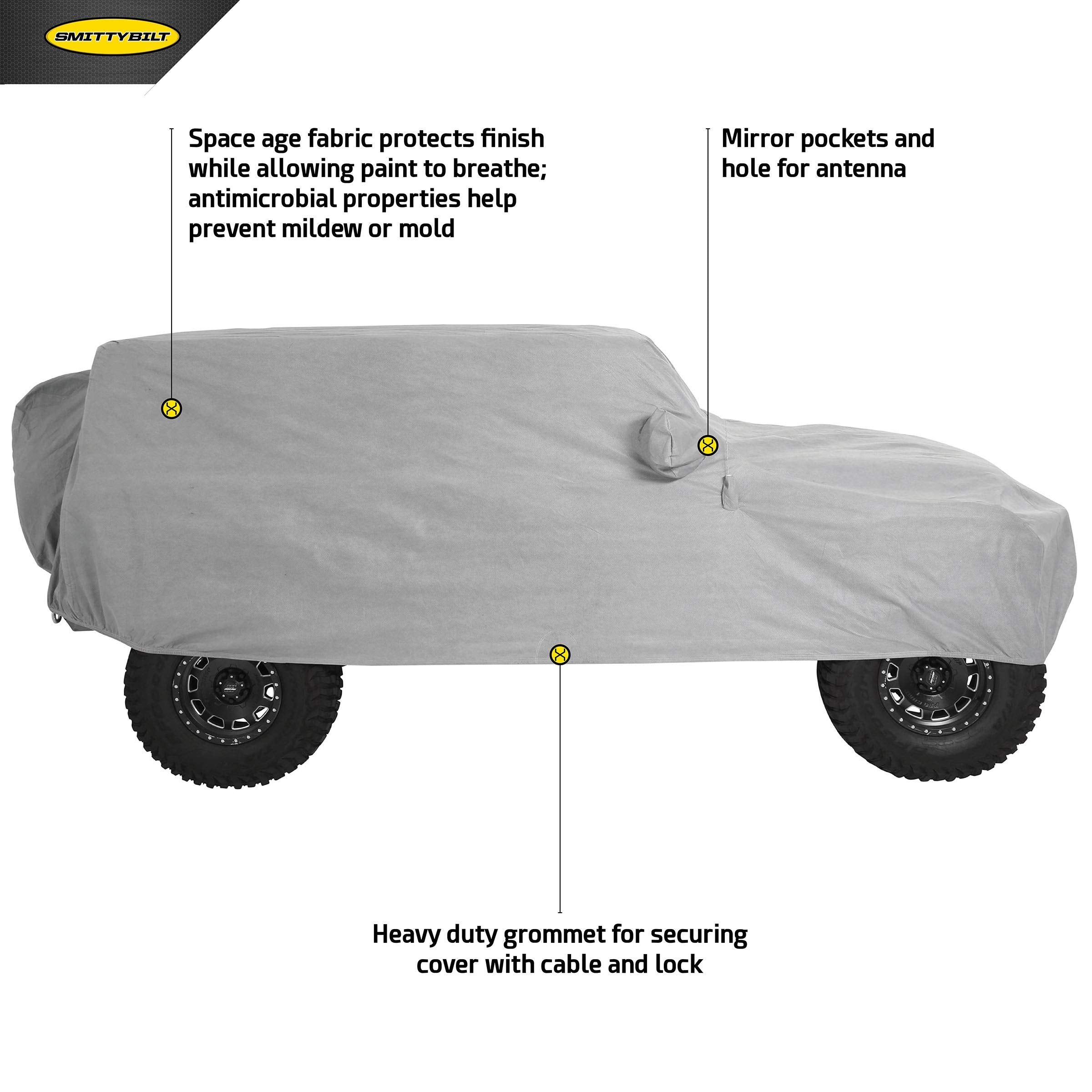 FULL COVER SmittyBilt GRAY - SB845