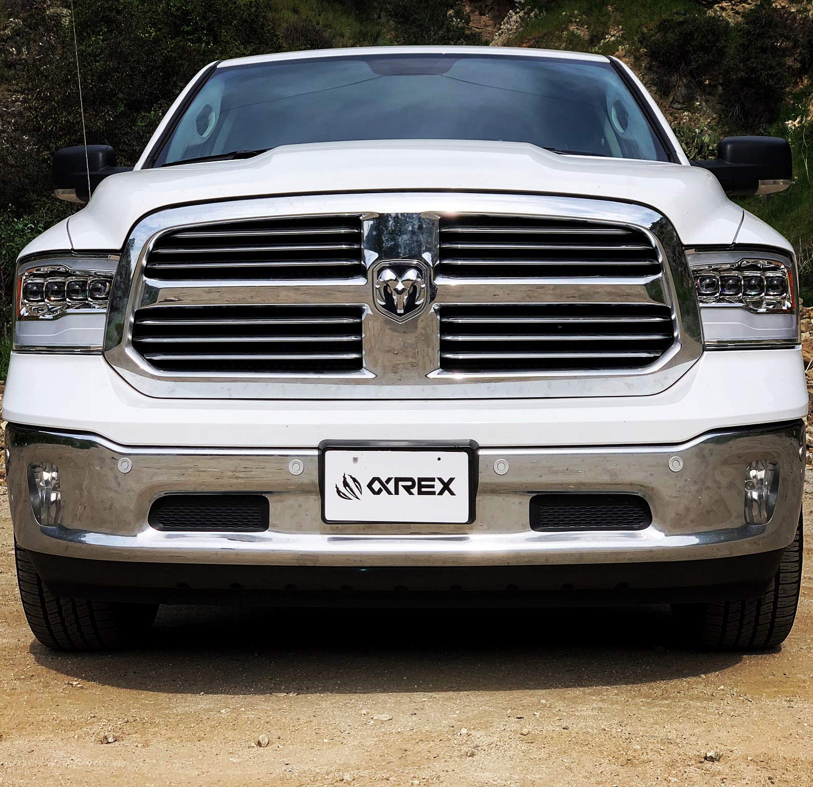 880591 AlphaRex USA Nova Series LED Projector Headlights fits Dodge Ram 1500,Clear
