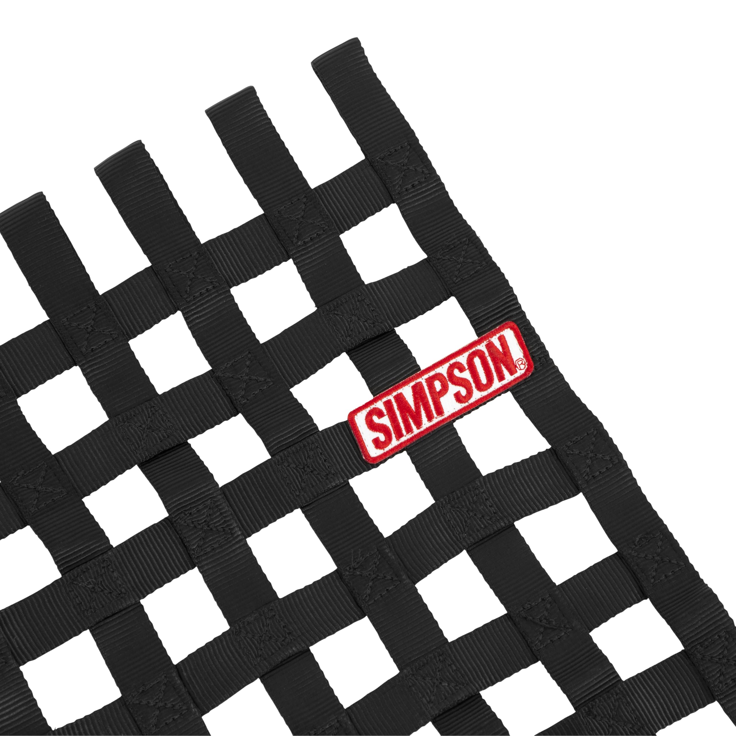 36002BK Simpson Racing Window Net - SFI 27.1-18 X 24 Rectangle - Black - Each