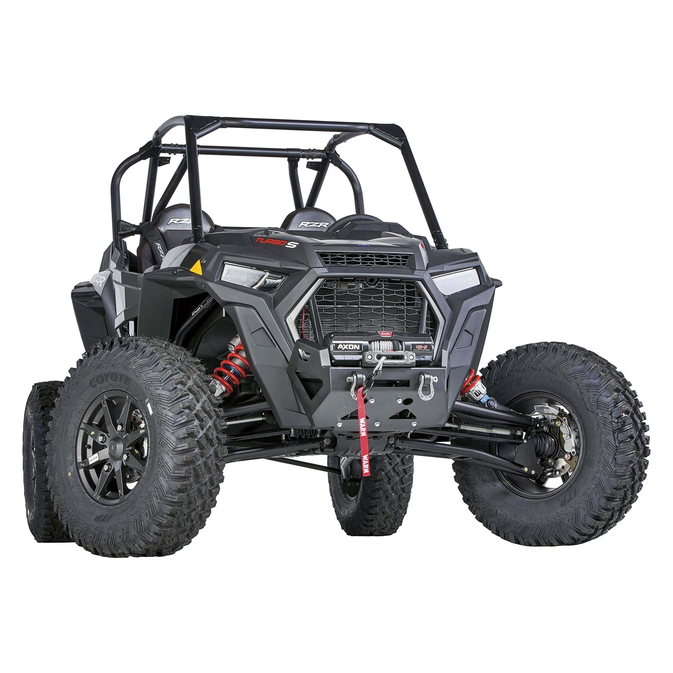 Front WARN 103392 Bumper Mounting Kit, Fits: Polaris RZR XP Turbo (2019)