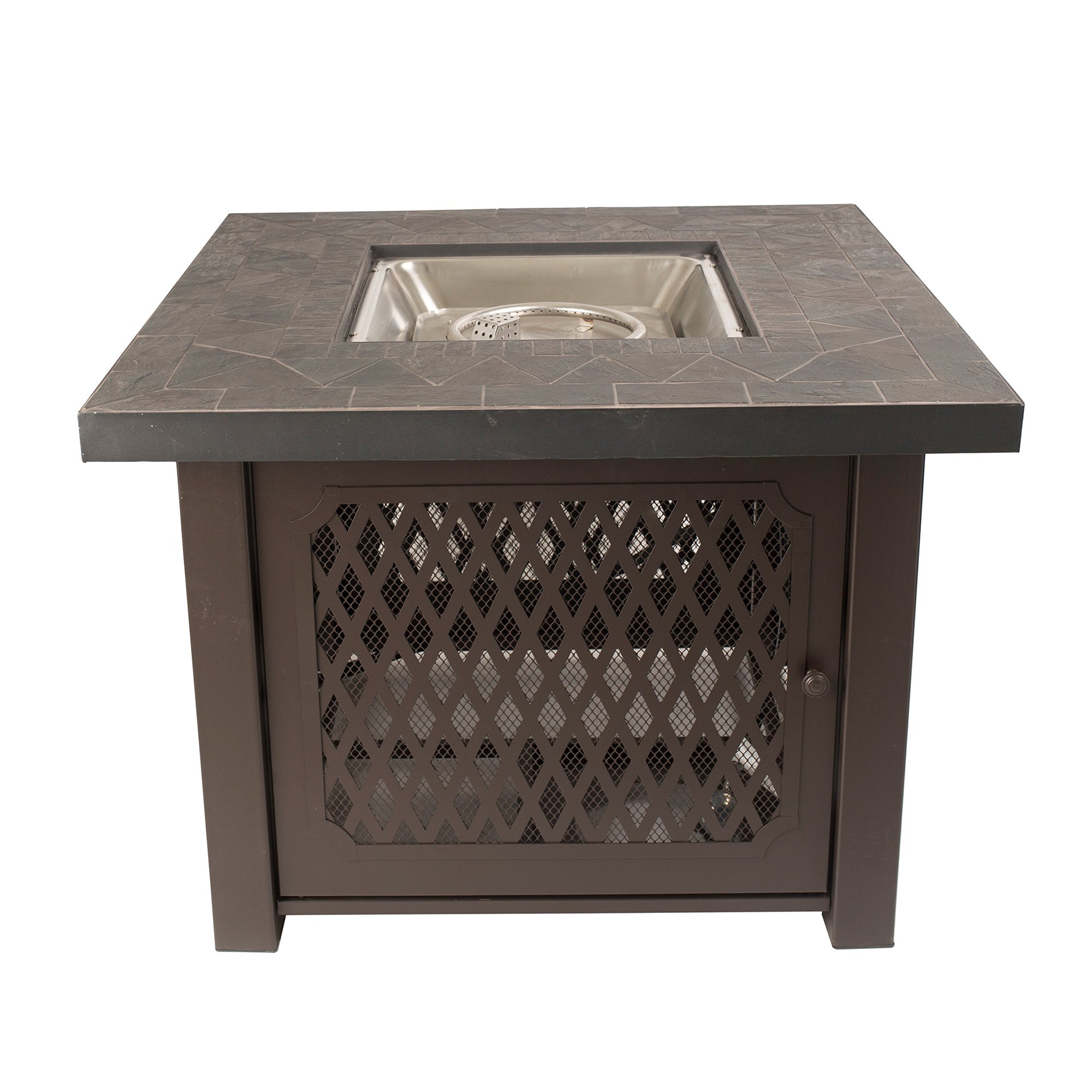 Walden Gas Fire Pit Table Pleasant Hearth OFG828T Propane