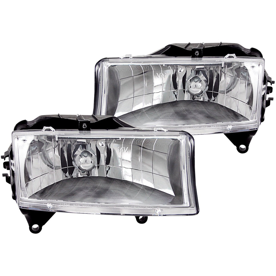 Dodge Dakota/Durango Anzo USA 111021 Crystal Chrome Headlight Assembly - (Sold in Pairs)
