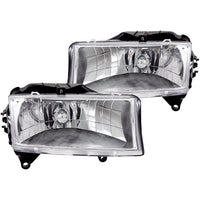 Dodge Dakota/Durango Anzo USA 111021 Crystal Chrome Headlight Assembly - (Sold in Pairs)