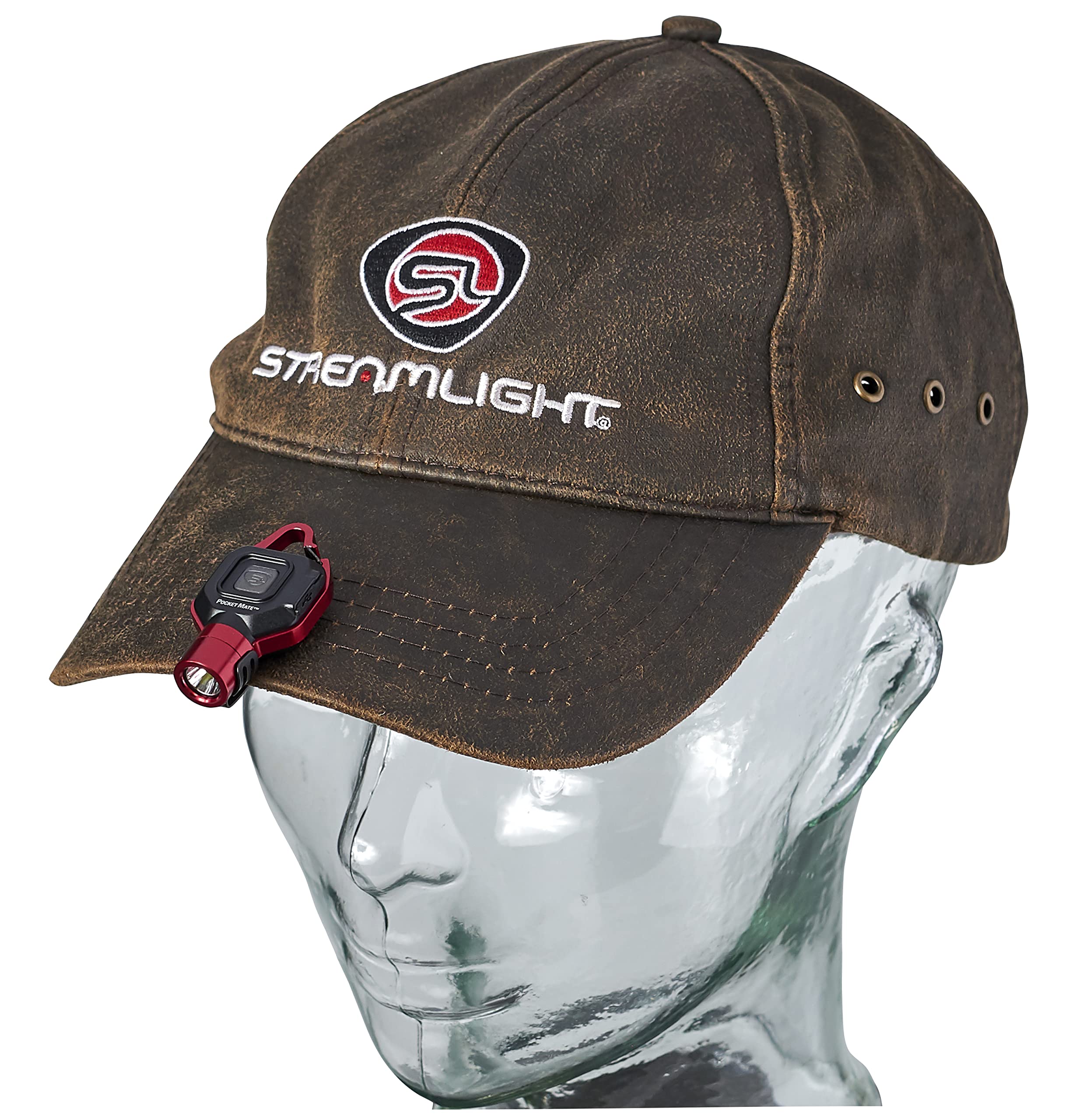 Streamlight Pocket Mate 73301 325-Lumen Keychain/Clip-on USB Rechargeable Flashlight, Red