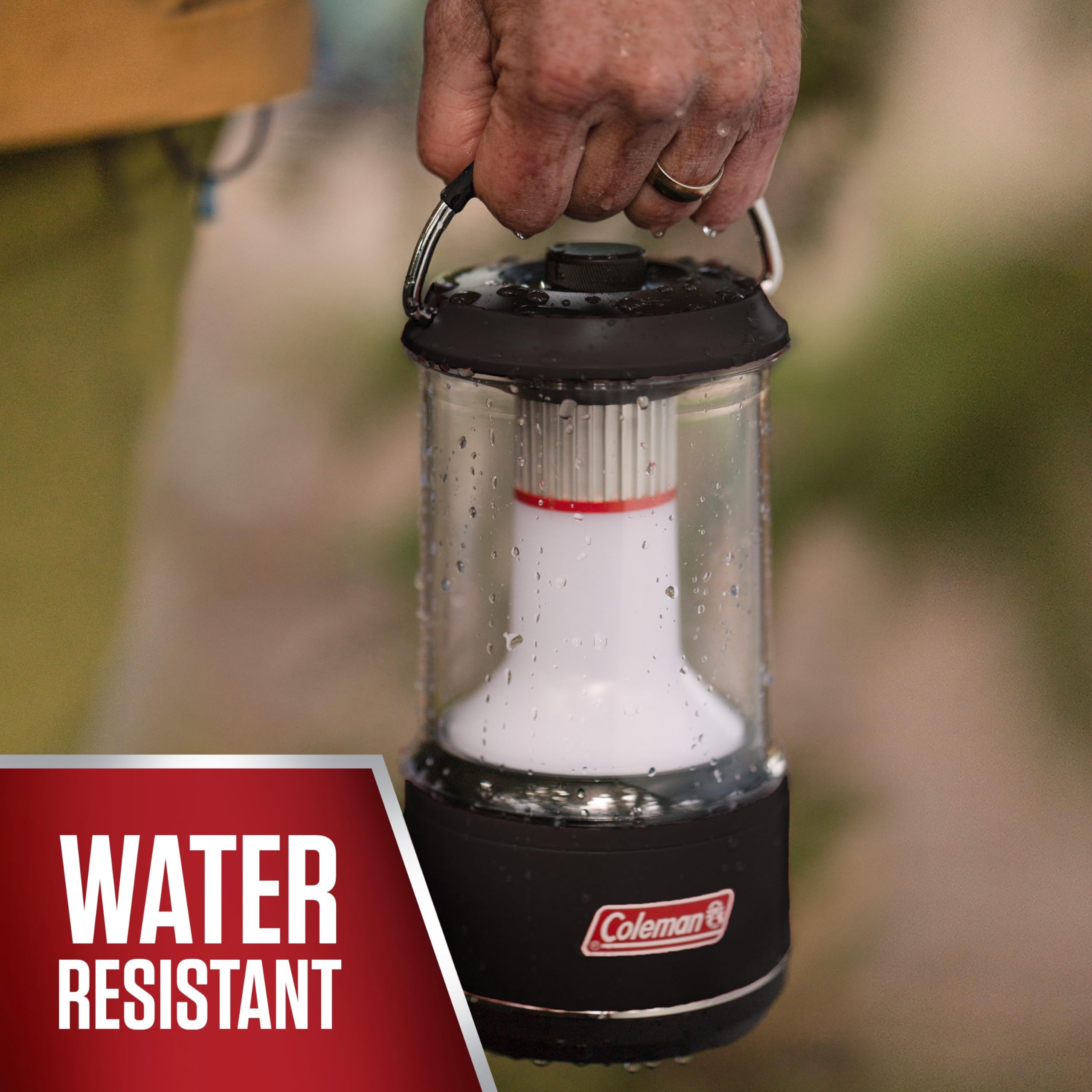 Coleman LED Lantern 1000L with Enhanced Battery Protection, Water-Resistant, Batteries Last up to 25% Longer Than Other Lanterns, Great for Camping, Power Outage, Emergencies, & More
