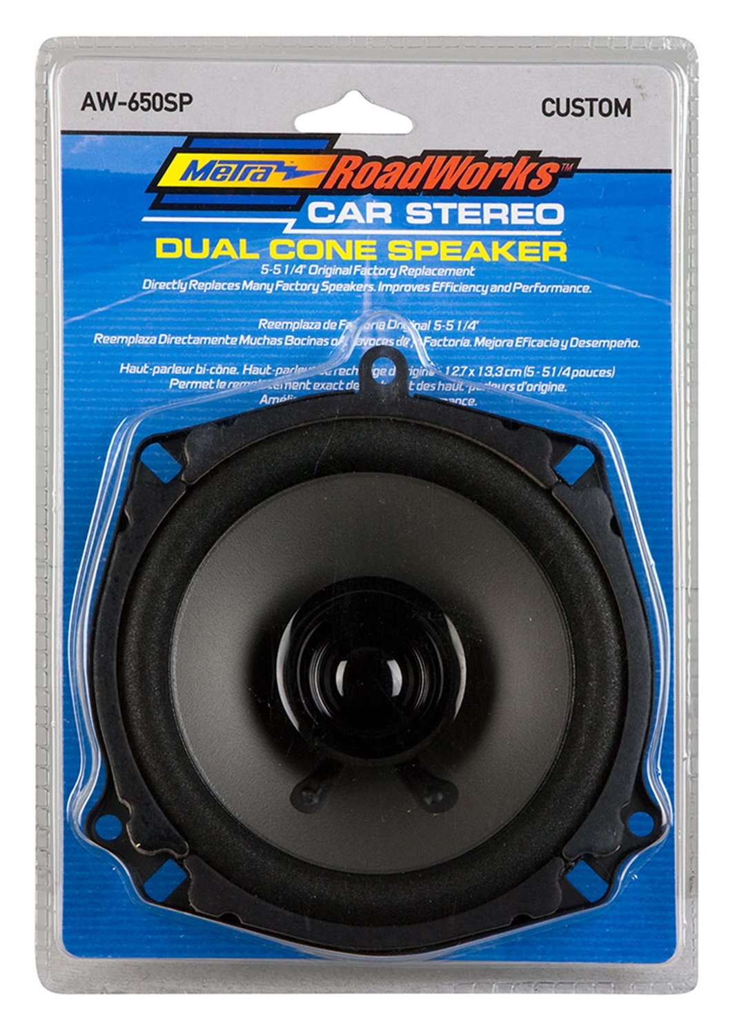 Install Bay - Dual Cone Speaker 5 1/4 Inch - Each (AW-650SP), Dual Cone Speakers