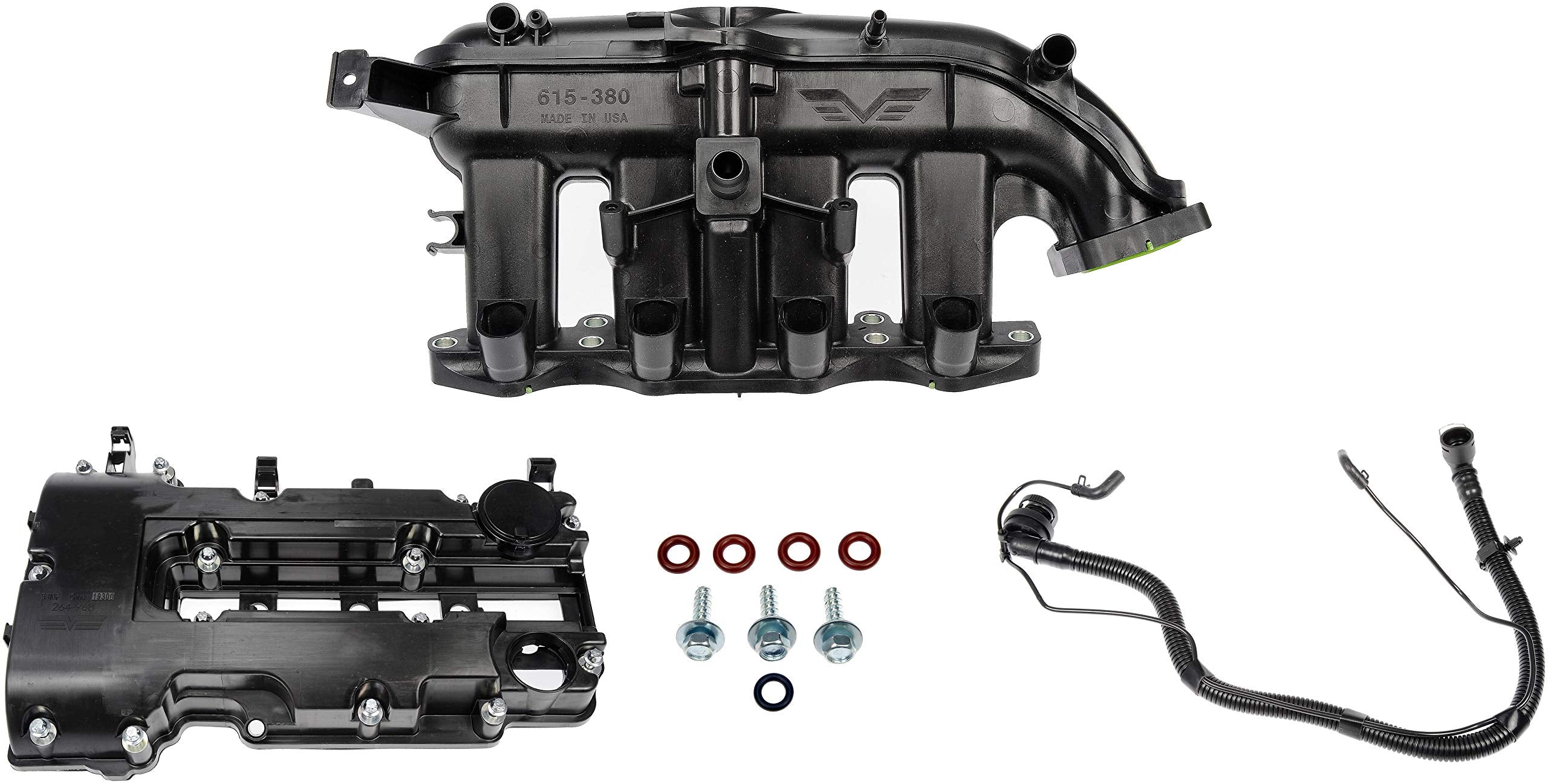 Dorman Intake Manifold and 615-380KIT Valve Cover Kit Compatible with Select Buick/Chevrolet Models (OE FIX)