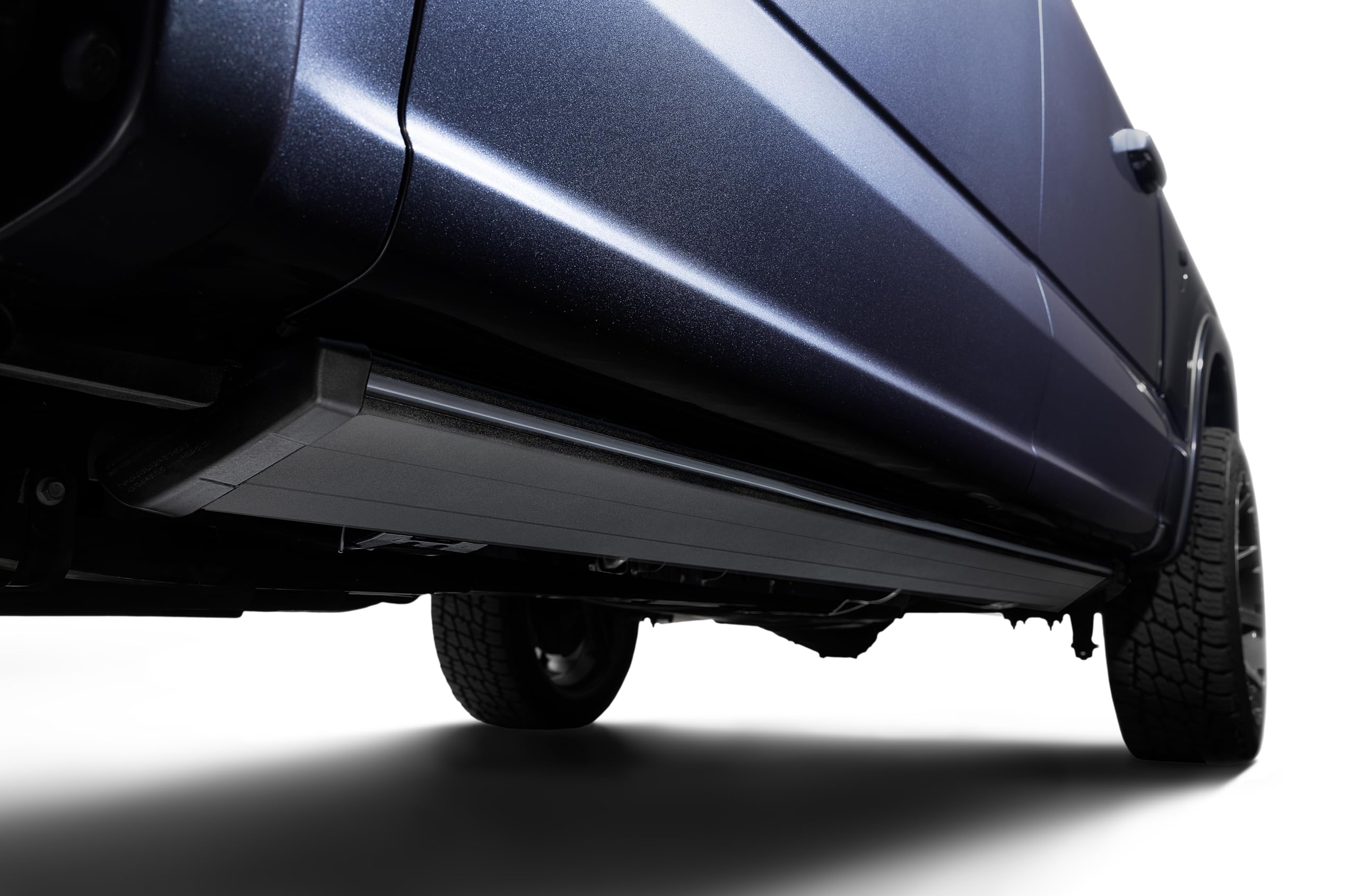 AMP Research PowerStep Vision RealTruck | Fits 2013-2017 RAM 1500/2500/3500 | 96139-01A | Rust Proof Aluminum Retractable Electric Steps with LED Step Lights