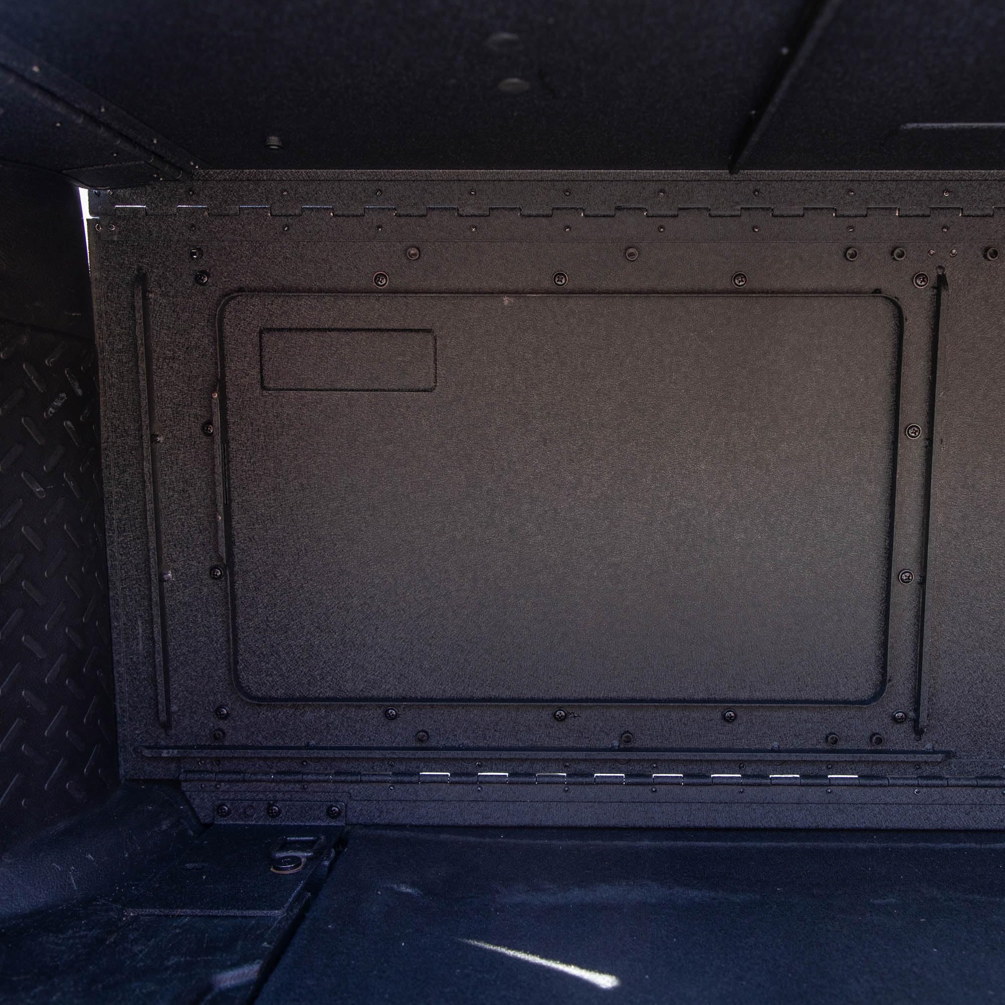 Folding Security Trunk/Storage Box EZTrunk for JK 2011—2018 by EZ4X4 Patented & Patent Pending