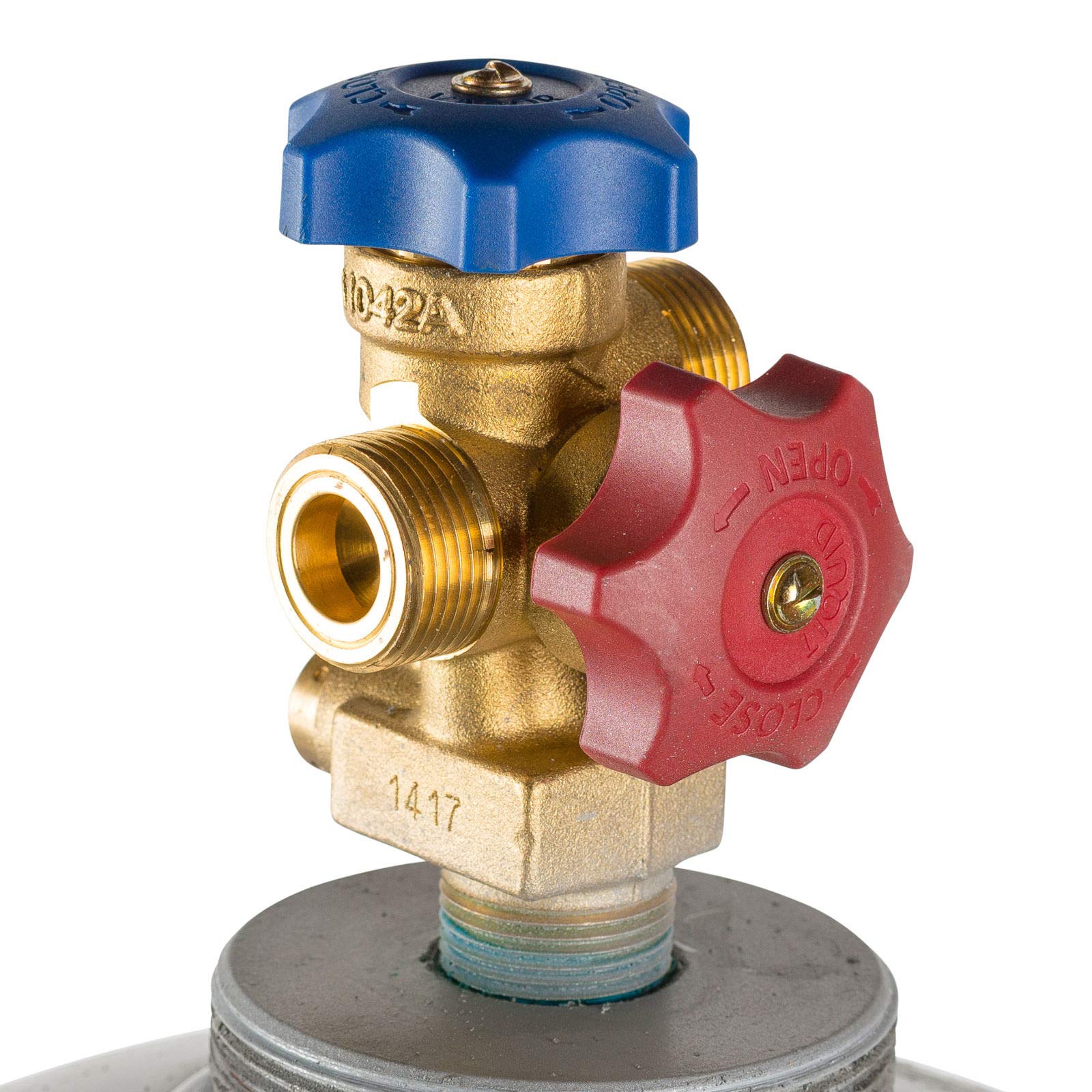 YSNR123 Flame King, 123LB Refrigerant Recovery Cylinder Tank, 400 PSI
