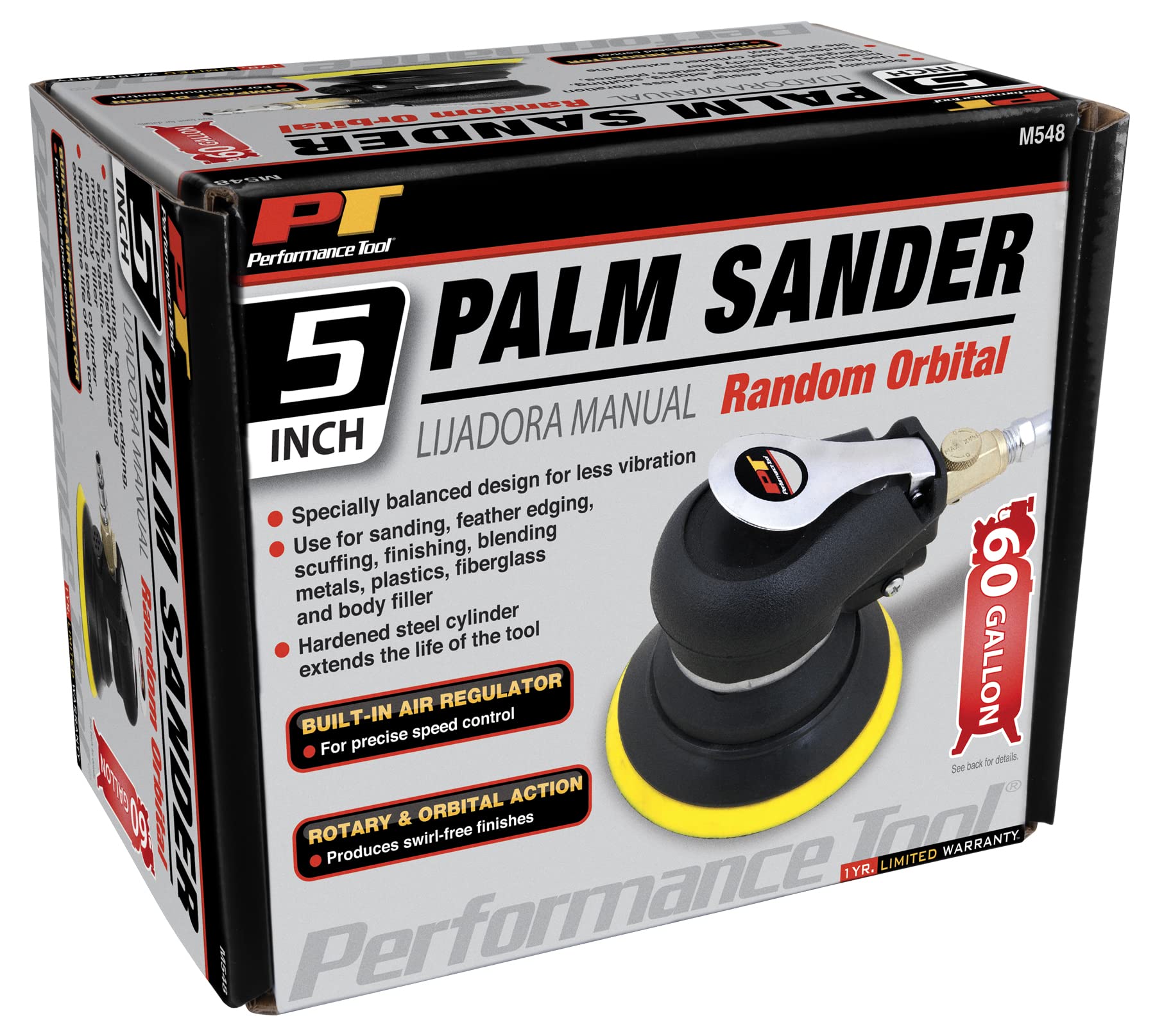 M548 Performance Tool 5-Inch Random Orbital Sander