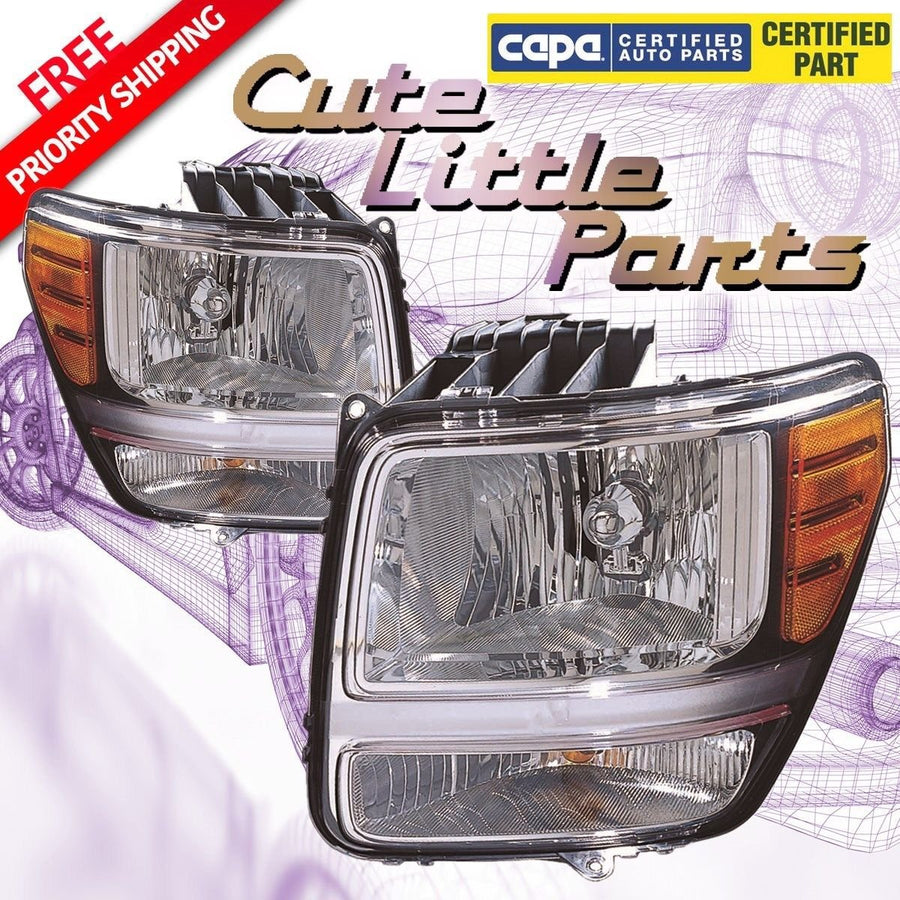 DEPO AUTO PARTS Headlights CAPA Driver+Passenger for 2007 2008 2009 2010 2011 DODGE NITRO