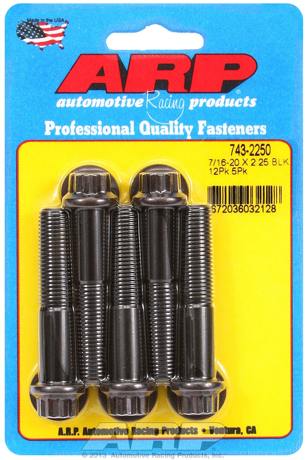 Oxide ARP (743-2250) Bolt, Black