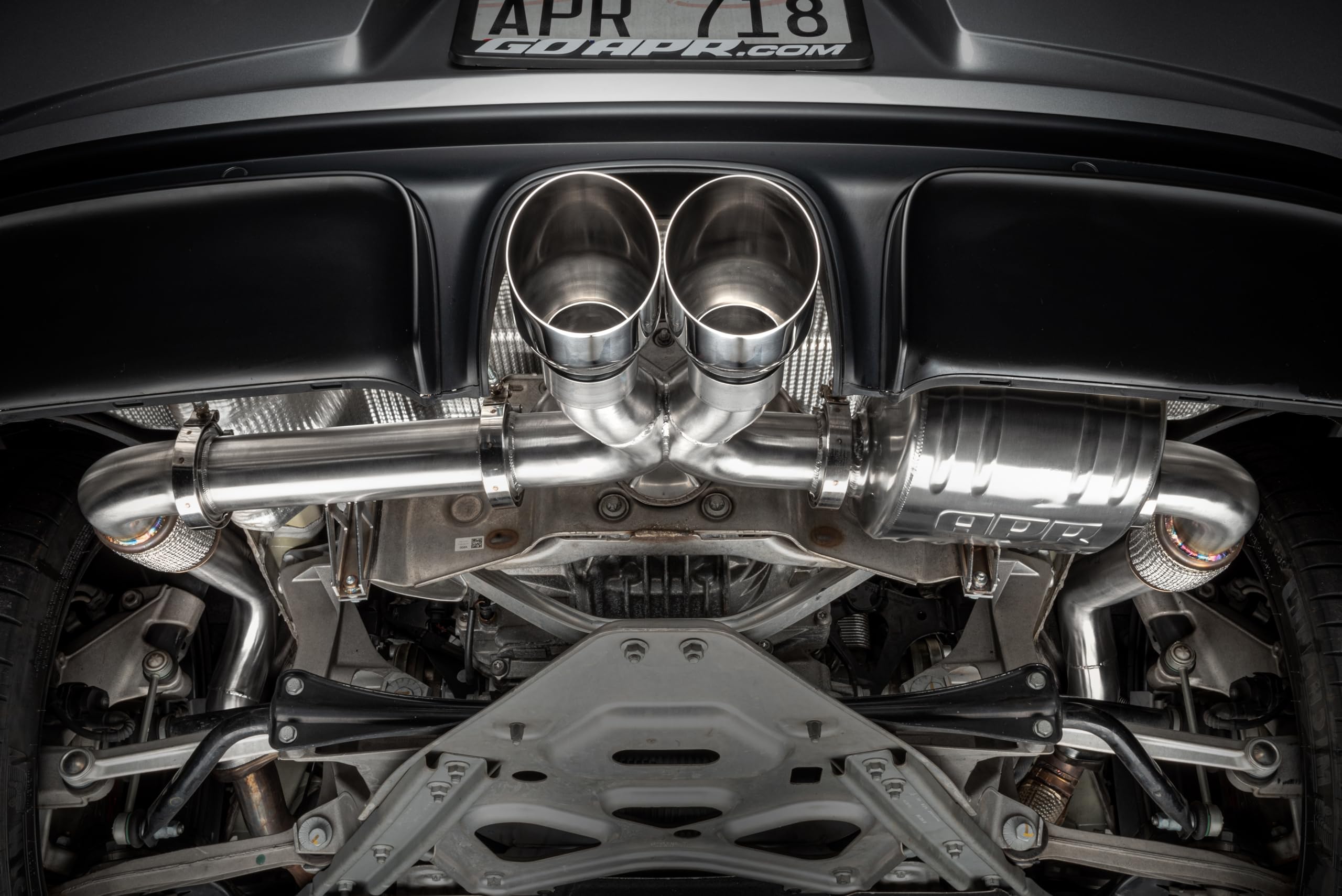 APR CBK0024 Cat-Back Optional Muffler Right Side APR CBK0029