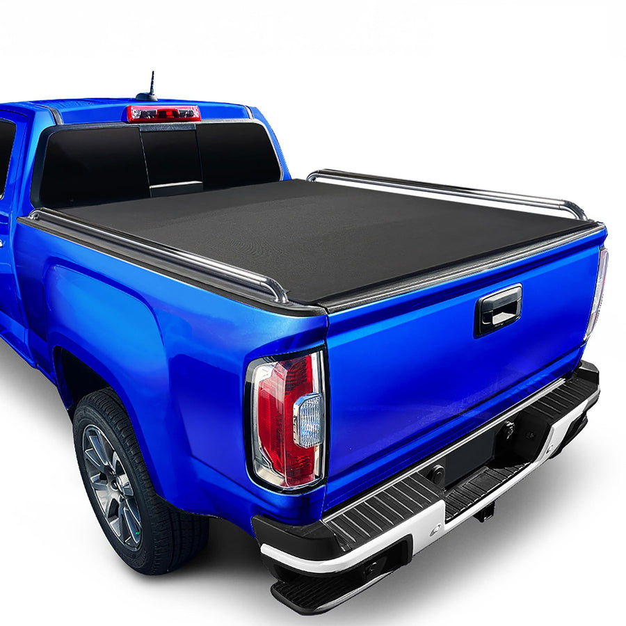 Tyger Auto T2X Soft Roll-up Low Profile in Fabric Truck Bed Tonneau Cover Compatible with 2023-2026 Chevy Colorado GMC Canyon | 5'1" (61") Bed | TG-BCXC3793
