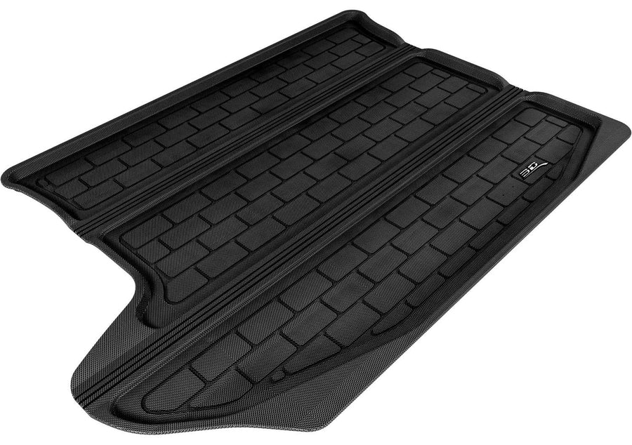 3D MAXpider Custom Fit Cargo All-Weather Floor Mat for Select Jeep Compass Models - Kagu Rubber (Black)