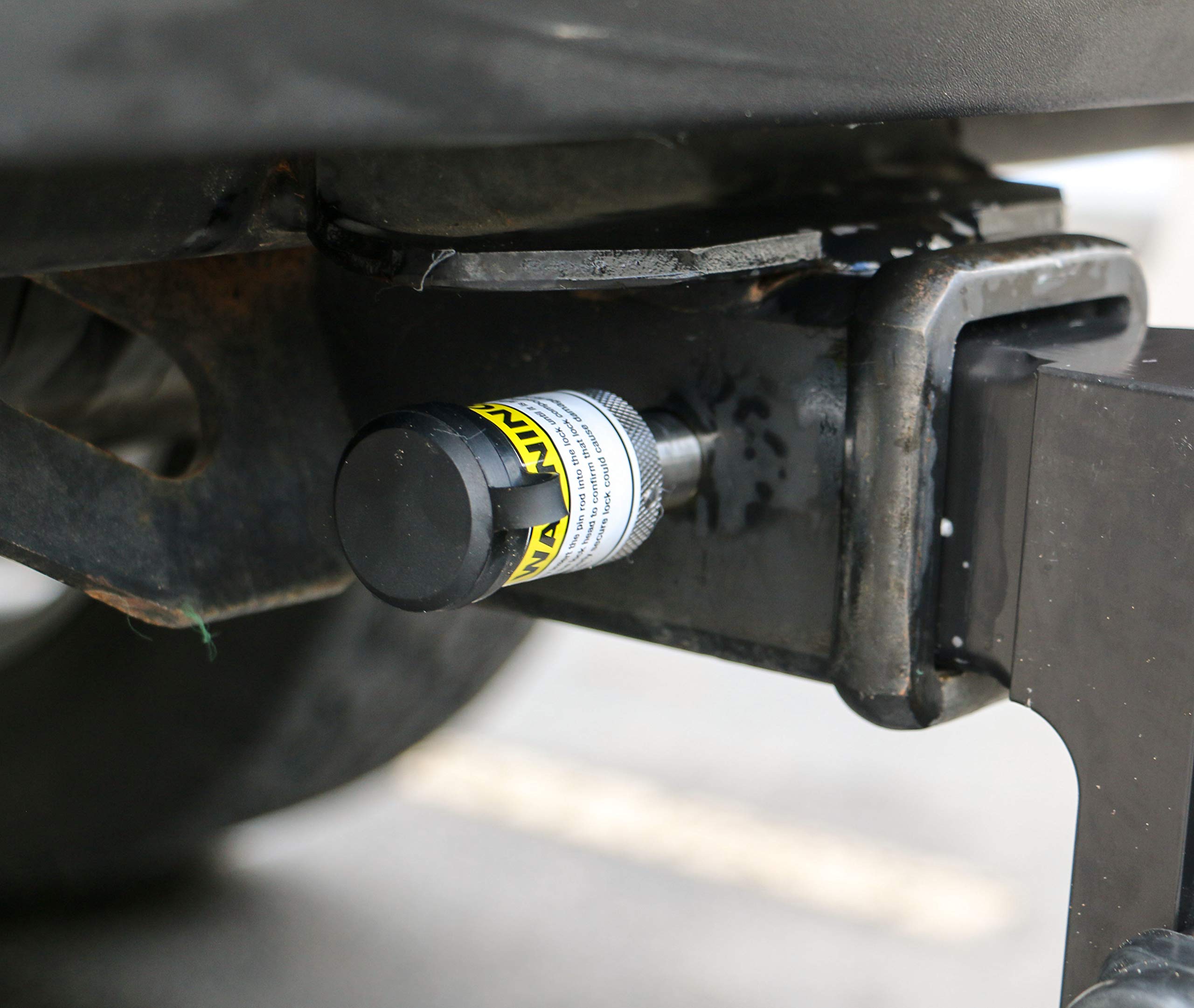 Weigh Safe WS06 - Dual Pin Lock and Keyed Alike Receiver Pin (Designed to Function with 2",2.5" & 3" Receivers). ONLY FITS 180 Hitch Ball MOUNTS, Black
