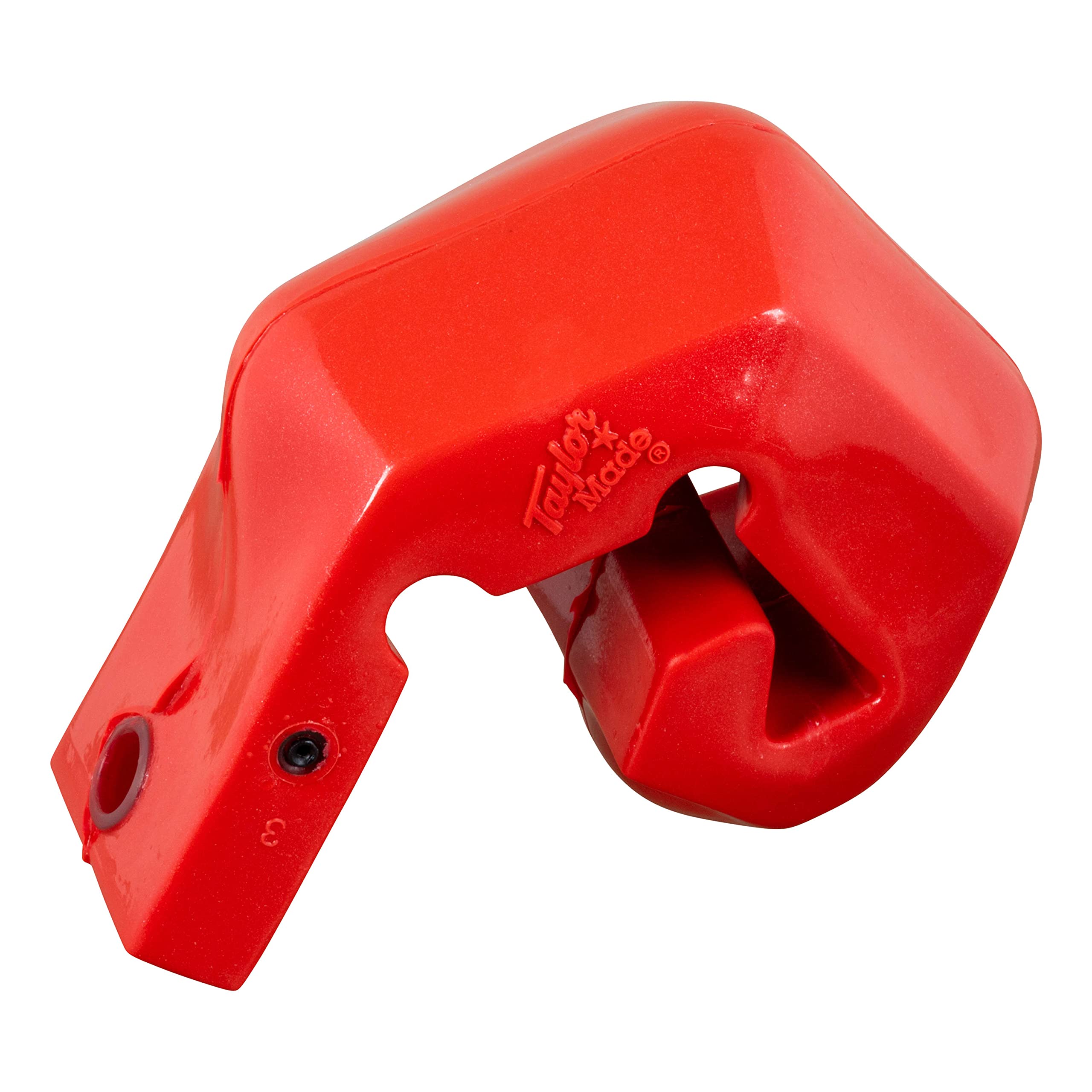 Taylor Made Buoy for Watercrafts Personal, Hook Under Quick Attachment, Flexible Shape, Inflation Valve, Suction Cup and Securing Line Included, for Use at Low Speed or Docking, Red – 2020108224