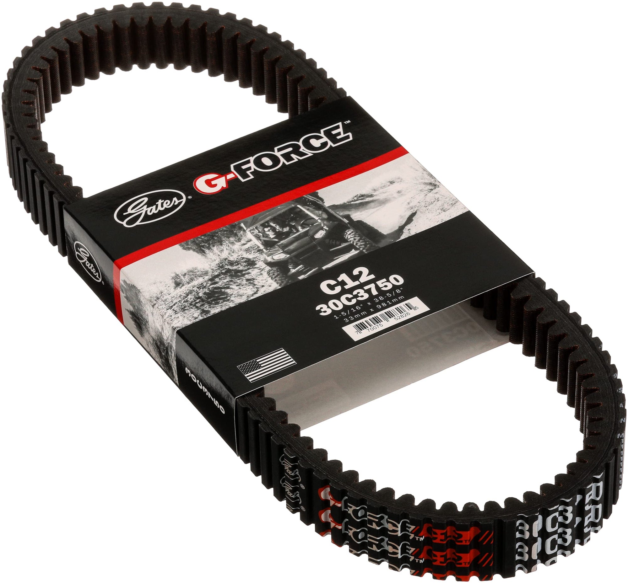 C12 G-Force Continuously Variable Transmission (CVT) Belt