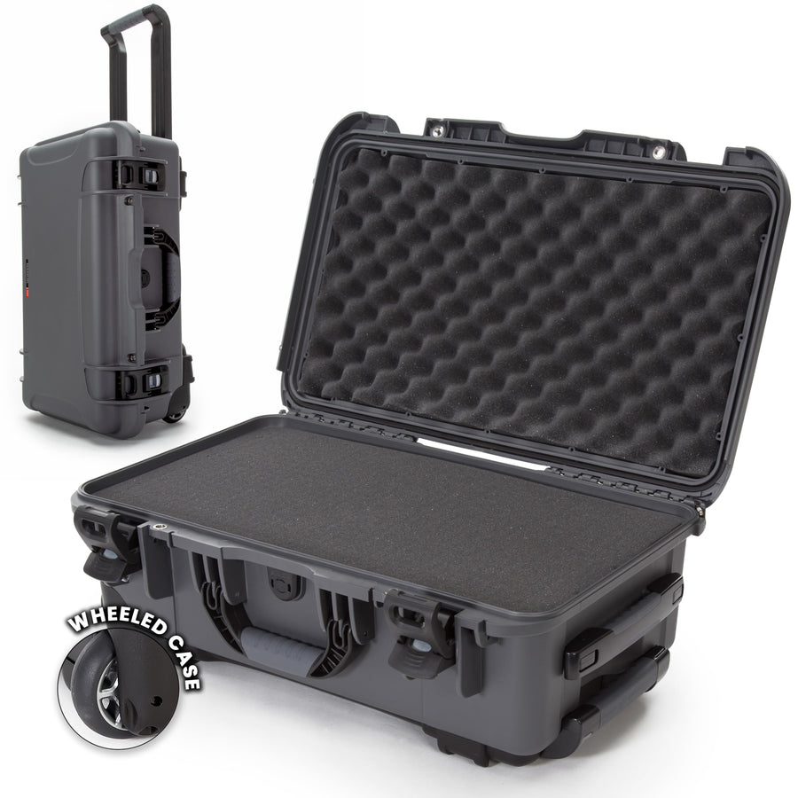 Hard Case NANUK 935 with Cubed Foam – Waterproof Protective Equipment Case with Wheels, 22” x 14” x 9” – Dustproof and Impact Resistant, Airline Carry-On Approved – Graphite