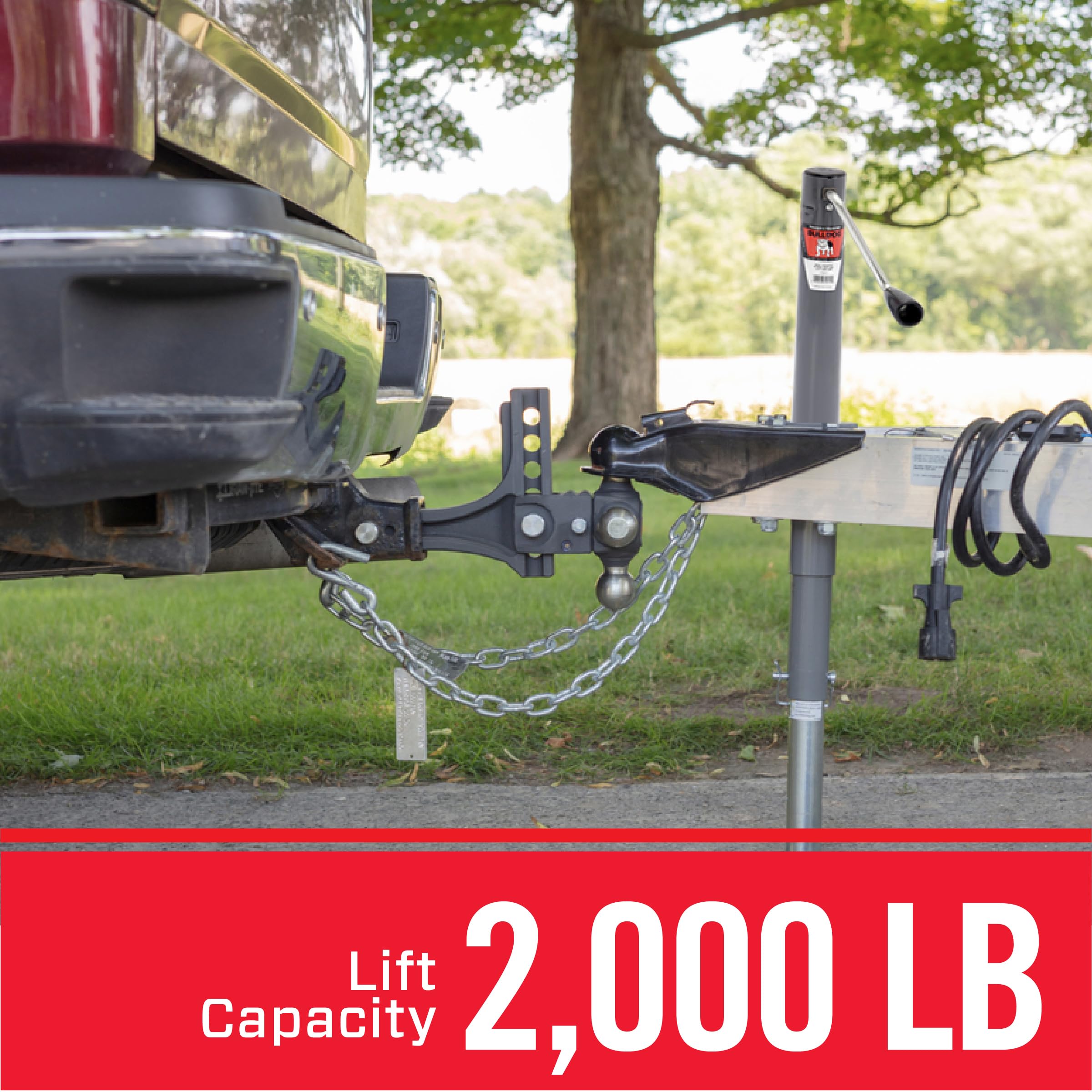 150010 BULLDOG Round Trailer Jack