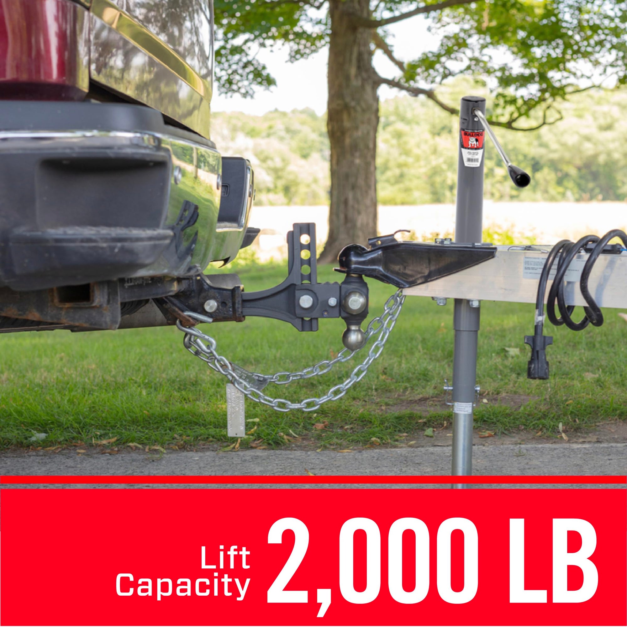 150010 BULLDOG Round Trailer Jack