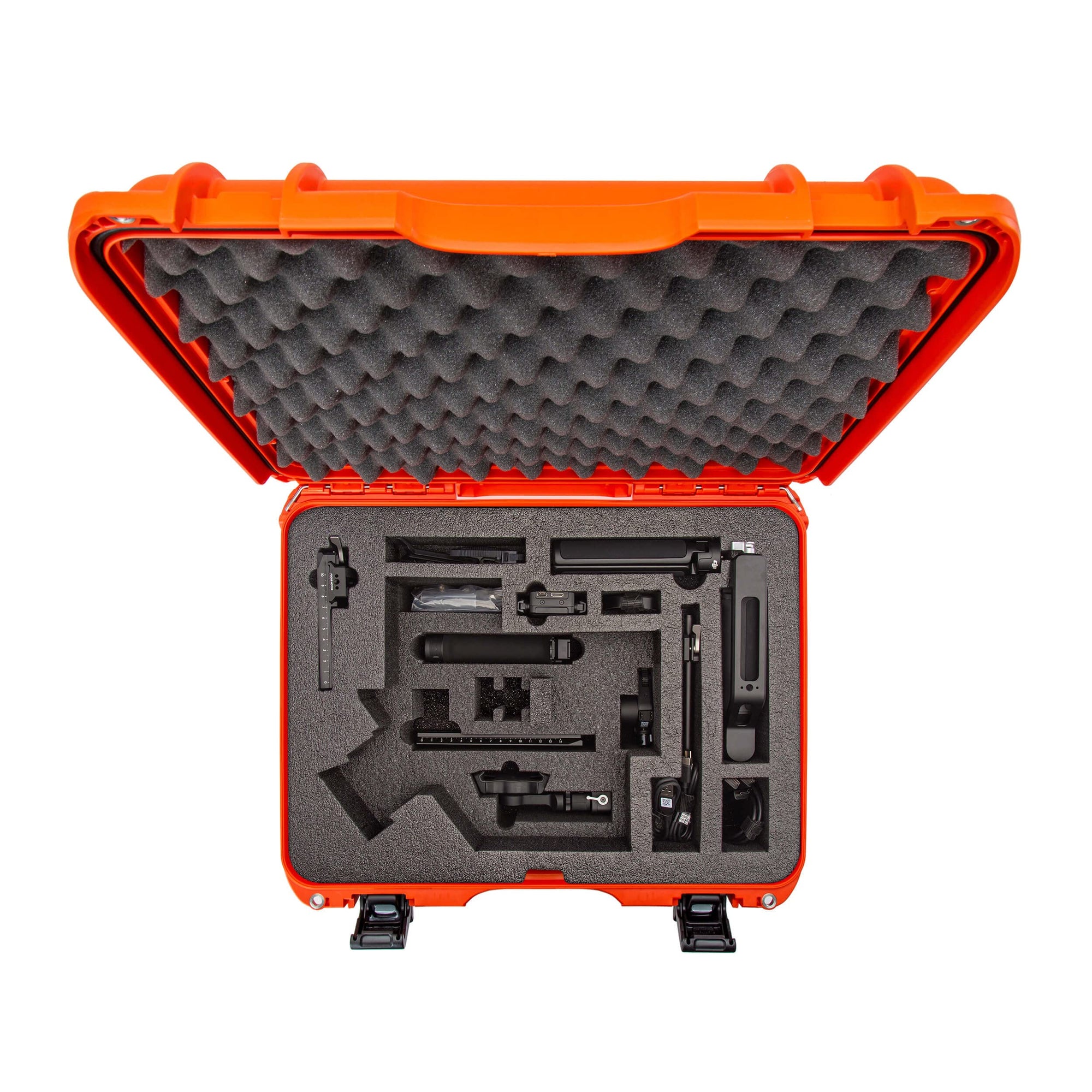 Waterproof Nanuk 930 Hard Case with Foam Insert for DJI RS 3/RS 3 Pro Combo, Orange