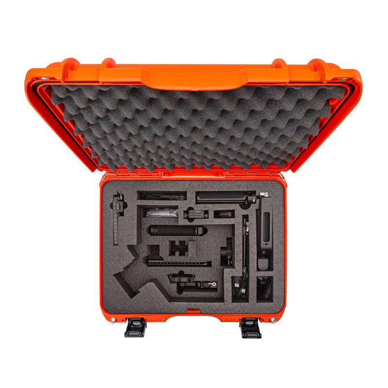 Waterproof Nanuk 930 Hard Case with Foam Insert for DJI RS 3/RS 3 Pro Combo, Orange
