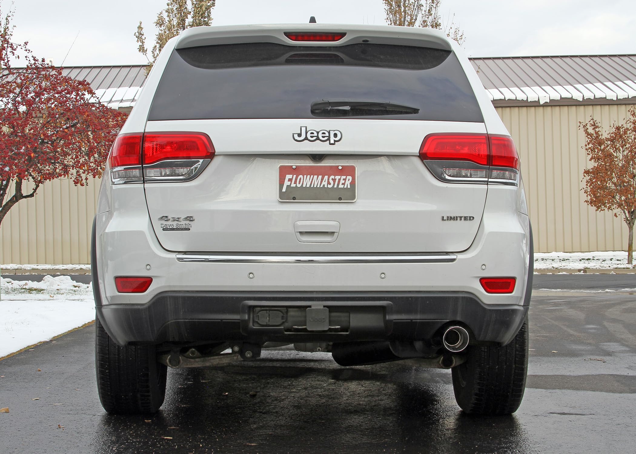 Flowmaster Force II 817628 Cat-Back Exhaust 2.5 Inch Single Outlet Stainless Steel 4 Inch Polished Tip Compatible with 2011-2022 Jeep Grand Cherokee (2022 Grand Cherokee WK Only) 3.6L V6