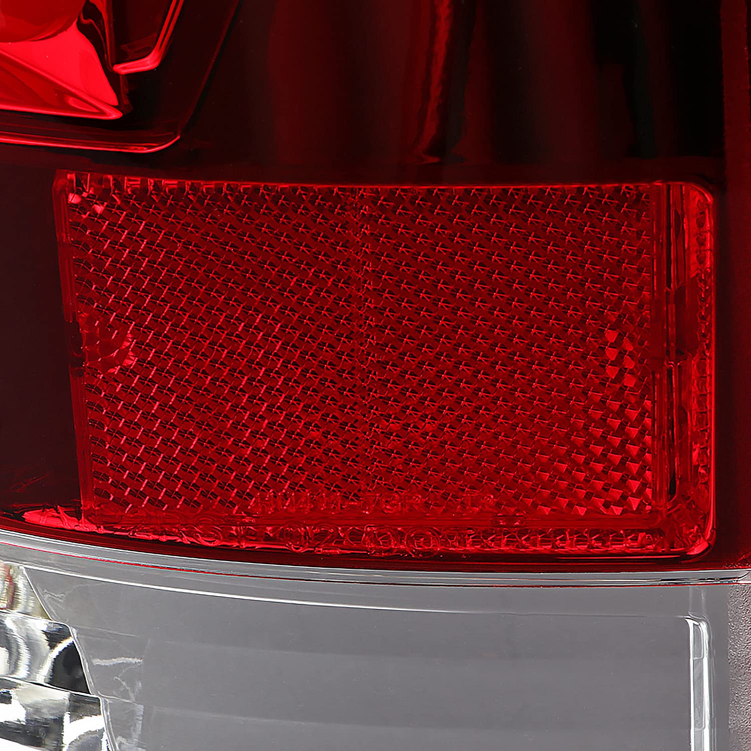 Red LED Bar Tail Lights SPEC-D TUNING Compatible with 2002-2006 Dodge Ram 1500/2500/3500, Left + Right Pair Assembly
