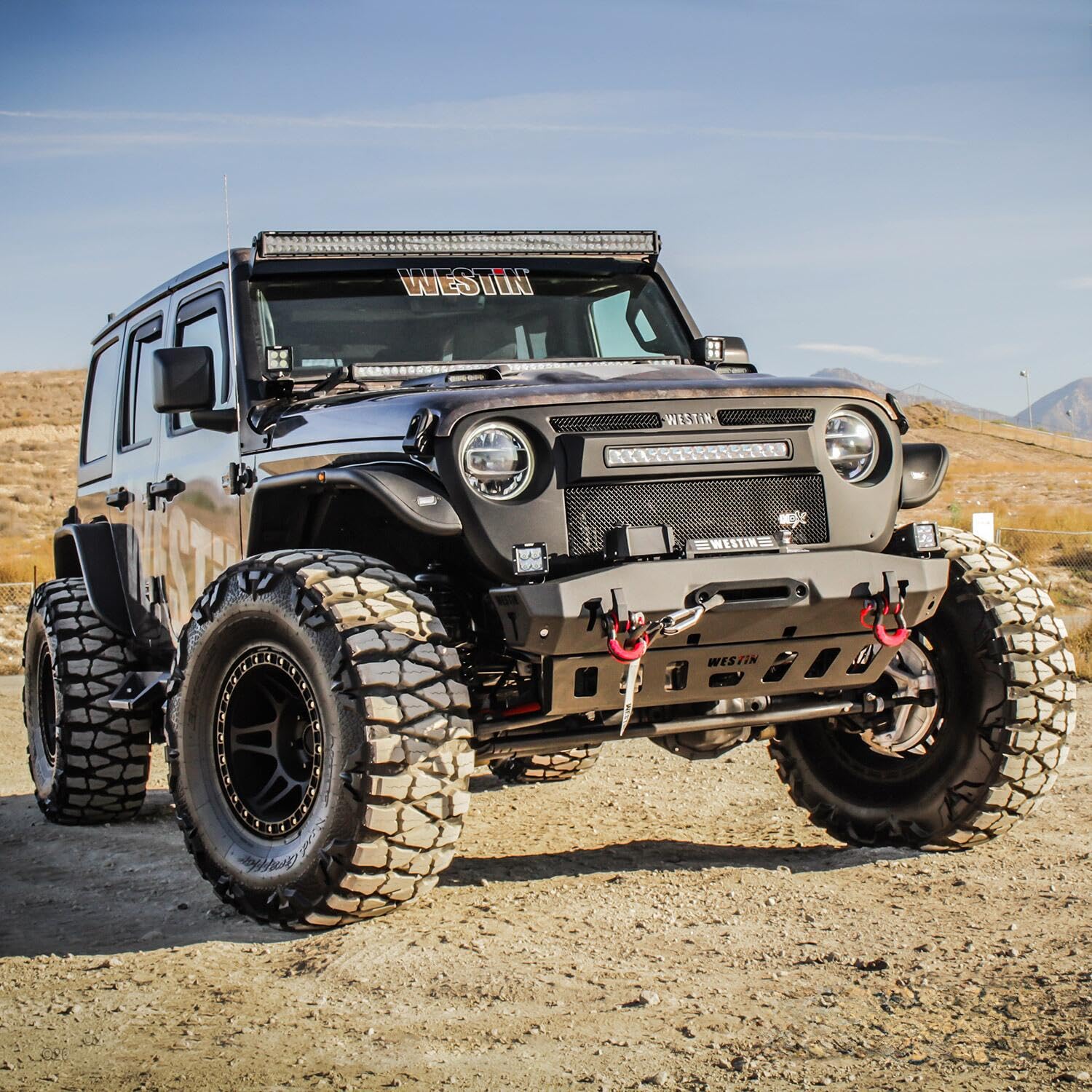 Westin Tube Fenders 62-1025 Front fits 2018-2026 Wrangler JL 2020-2025 Gladiator