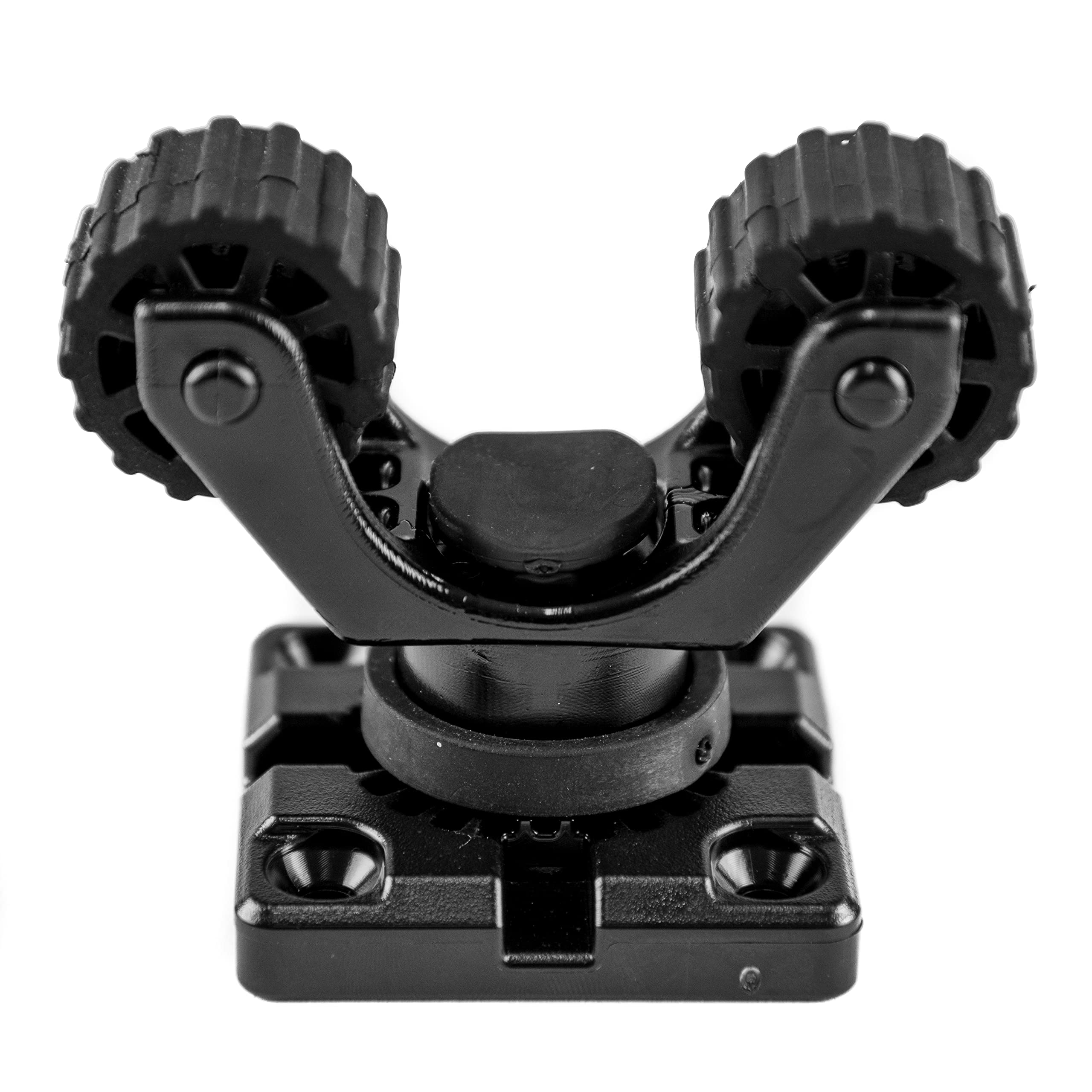 YakAttack MightyMount GridLoc | Low-Profile Kayak Track Mount Base | for GridLoc BlackPak Pro & Watercraft Installs | Compact Mounting Footprint | Works with Track-Mounted Accessories | Made in USA