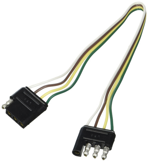 18 Gauge 12" Trailer Connector 4-Way Flat (64834)