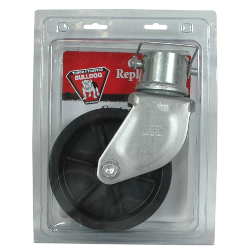 Trailer Jack Accessory Bulldog 500245, Tongue Jack Caster w/6 Inch Wheel & Pin/Clip, 1,200 lbs. Capacity