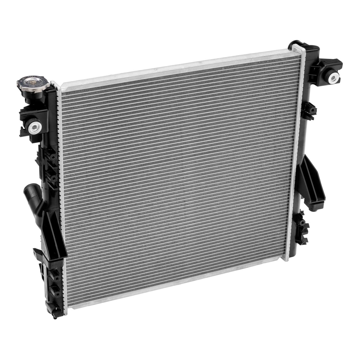 17101.38 | Omix-Ada | Radiator, 1 Row | OE Reference: 55056633AB | Fits 2007-2018 Jeep Wrangler JK 3.6L / 3.8L
